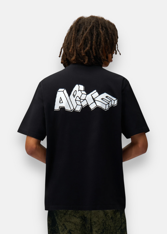 T-shirt  Imprimé Blocs - noir