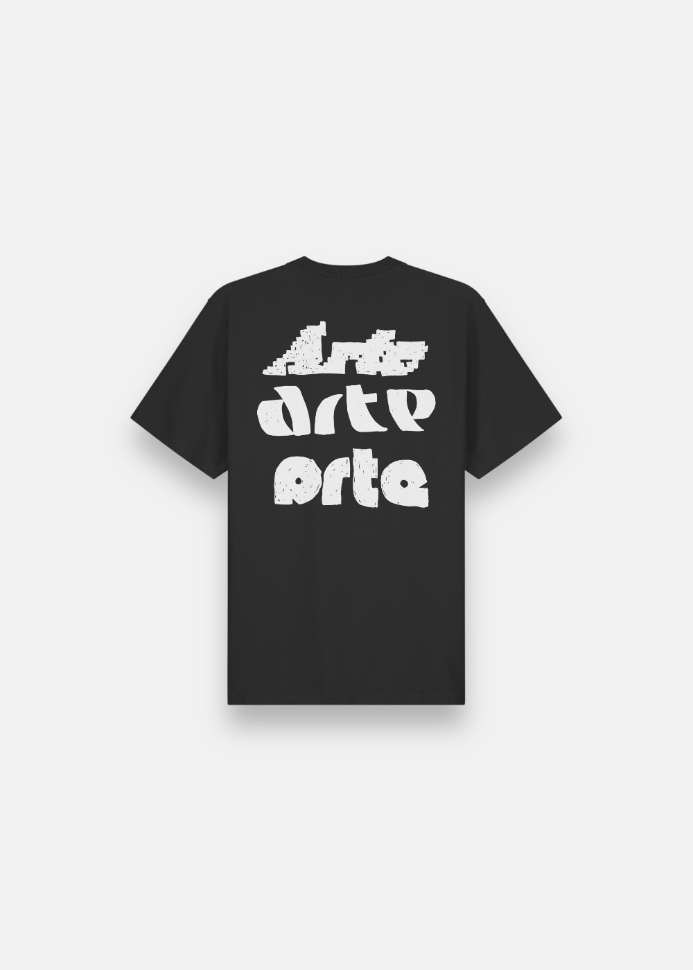 T-shirt Multi Print Logo - noir