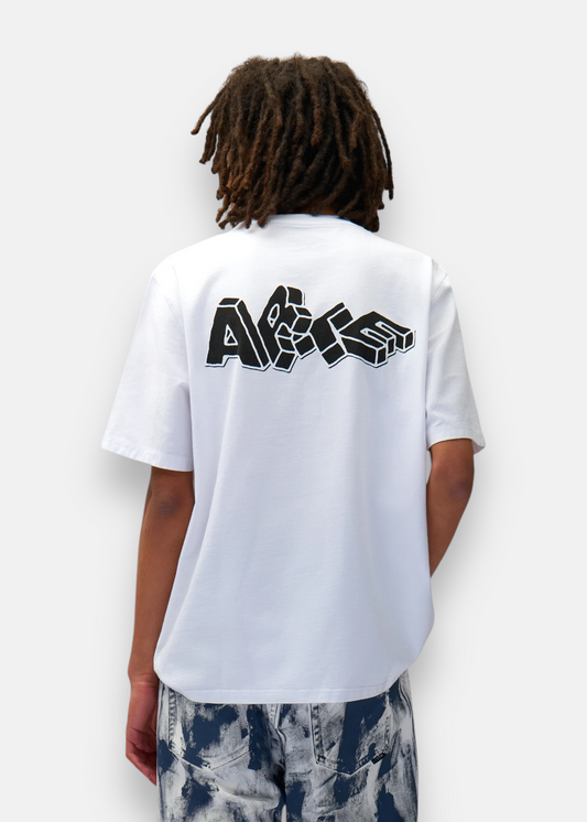 T-shirt  Imprimé Blocs - blanc