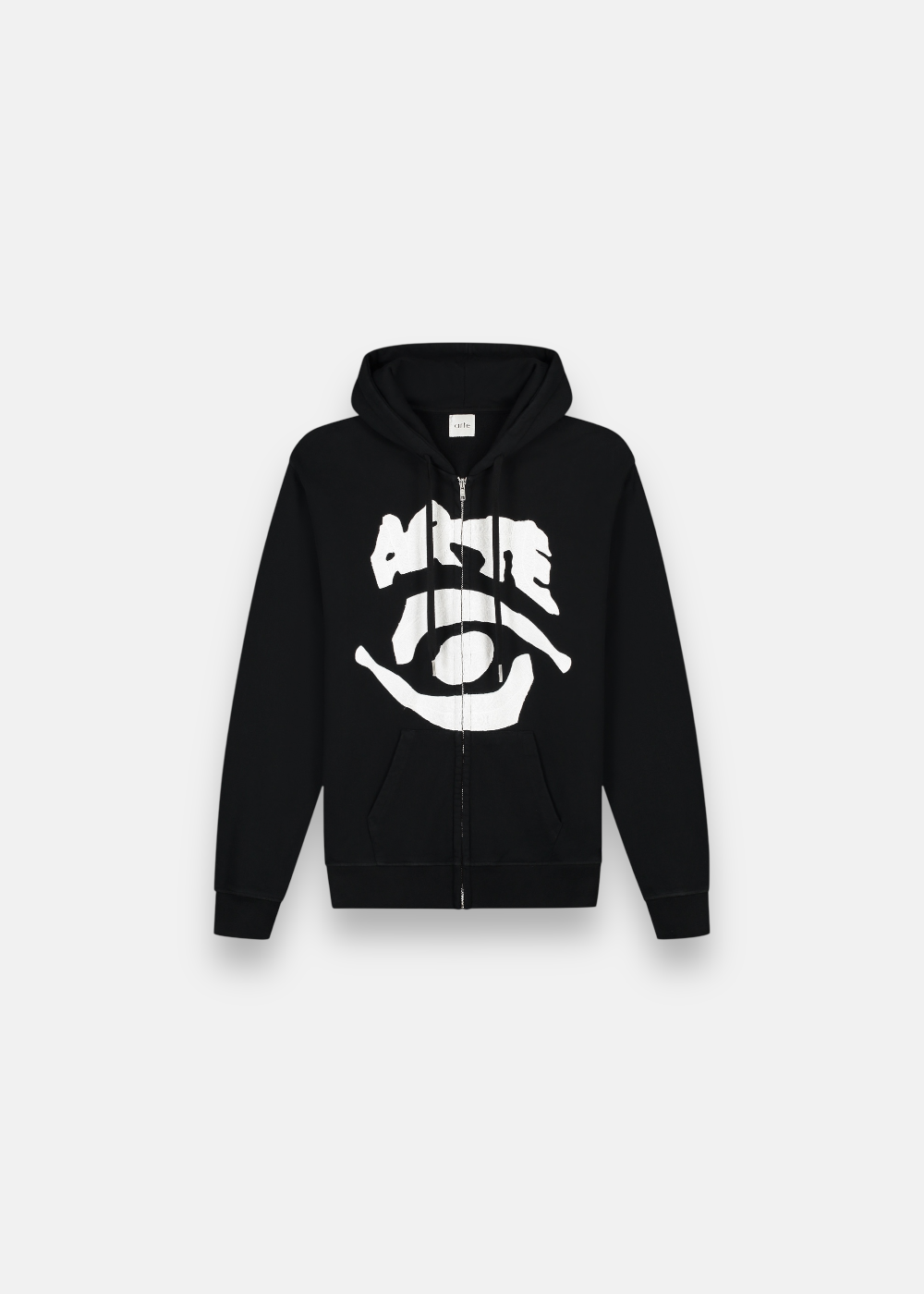 Sweat-shirts à capuche Zippé Eye Front - noir