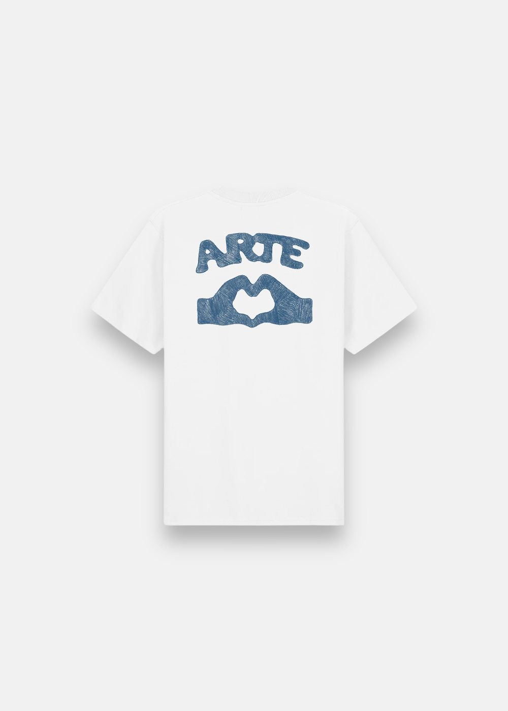 T-shirt back logo Diels stitch - blanc