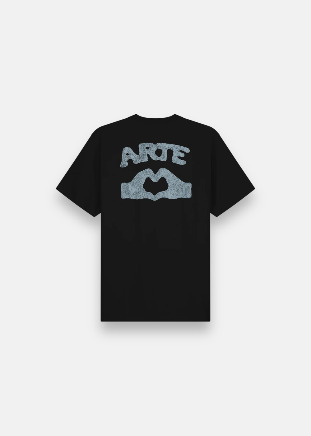 T-shirt back logo Diels stitch - noir