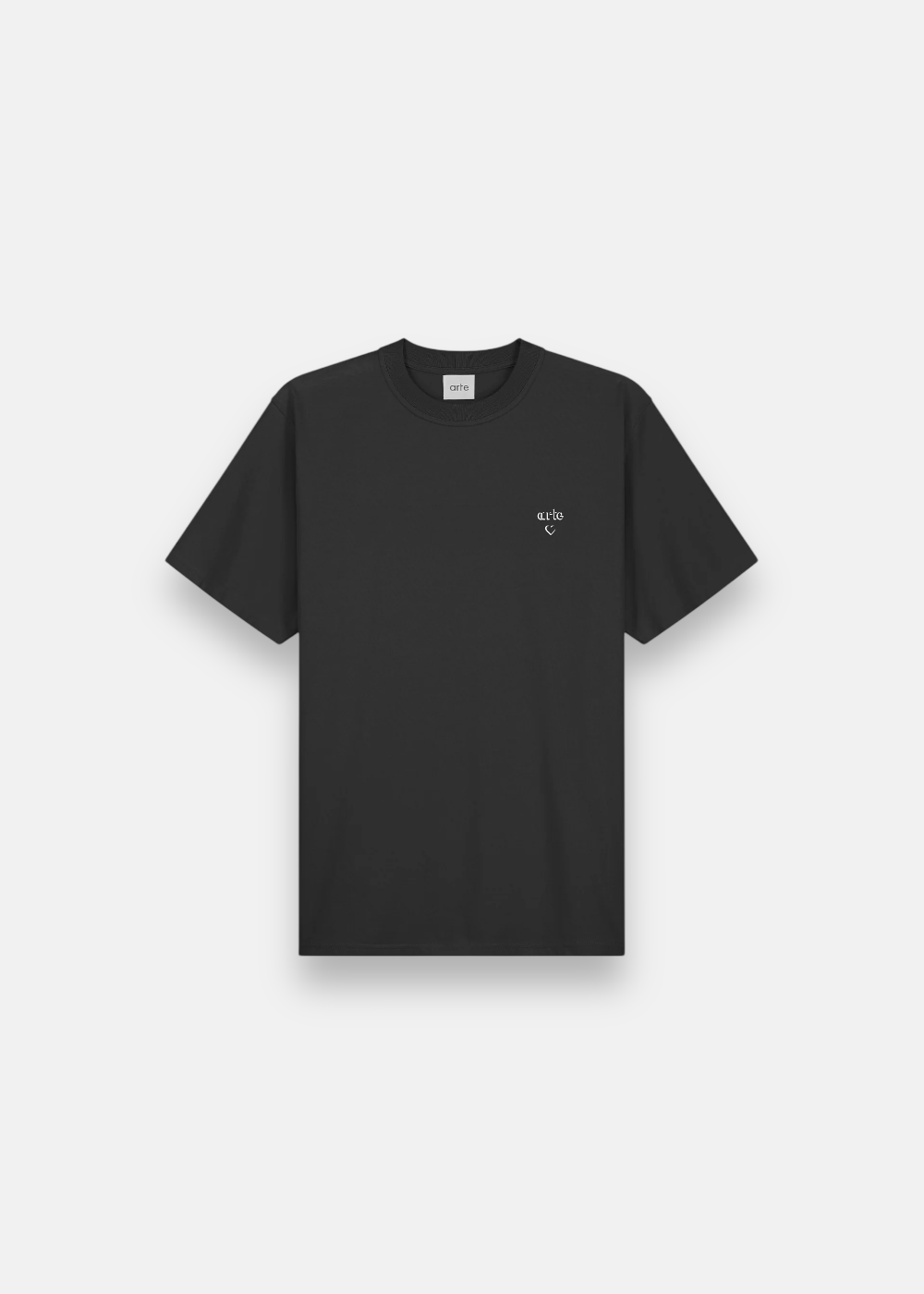 T-shirt heart logo - noir