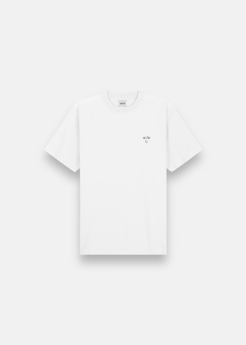 T-shirt heart logo - blanc