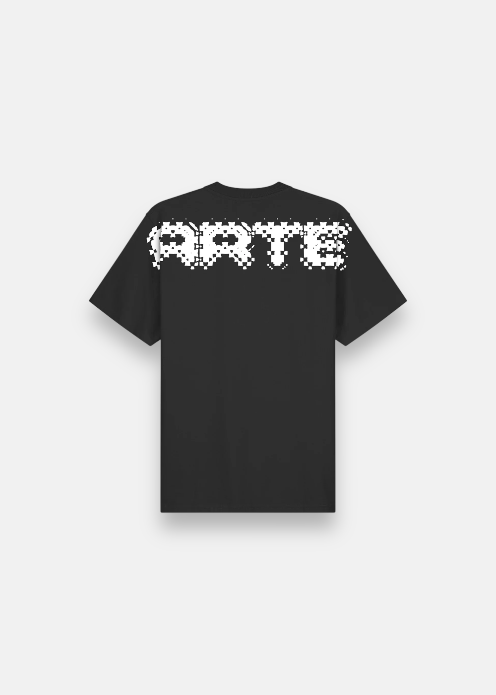T-shirt Pixel Back  - noir