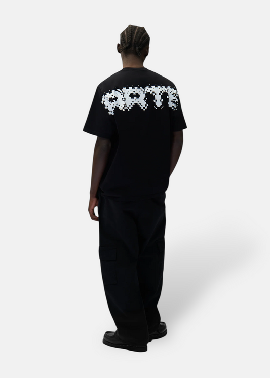 T-shirt Pixel Back  - noir