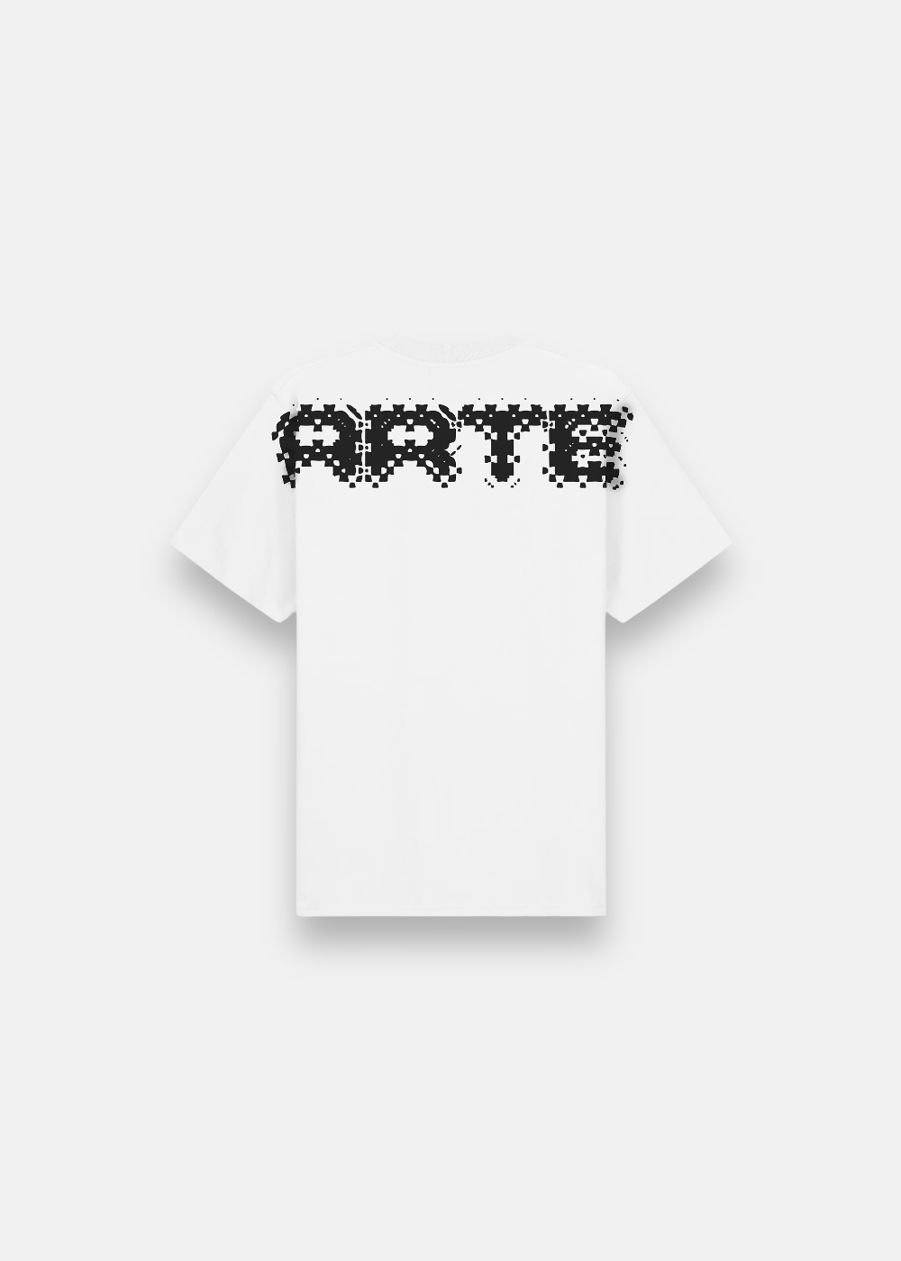 T-shirt Pixel Back - blanc