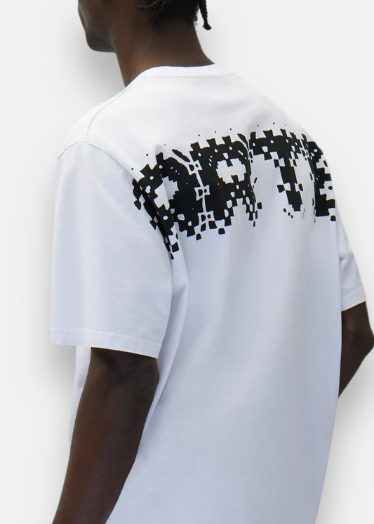 T-shirt Pixel Back - blanc