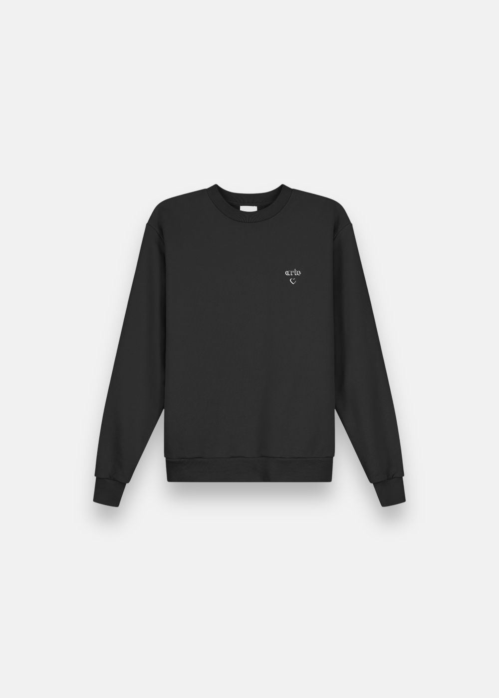 Sweatshirt Heart Logo - noir