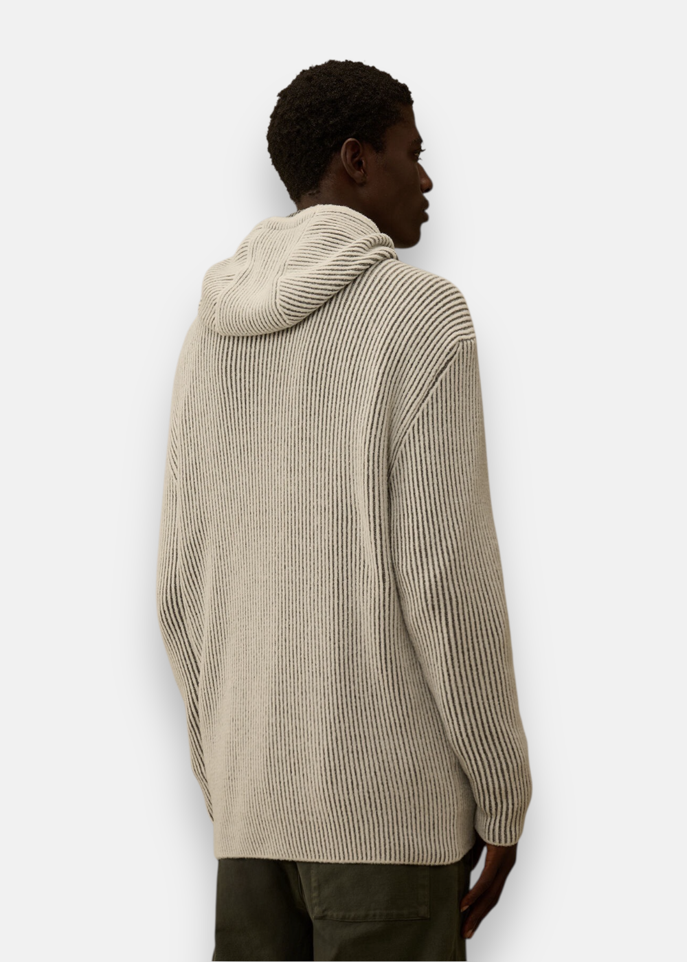 Cardigan à Rayure - gris