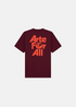t-shirt arte rouge bordeaux arte for all de dos