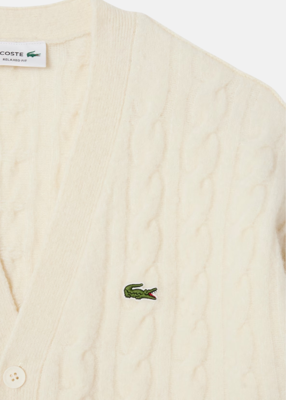 Cardigan en Maille Torsadée - beige