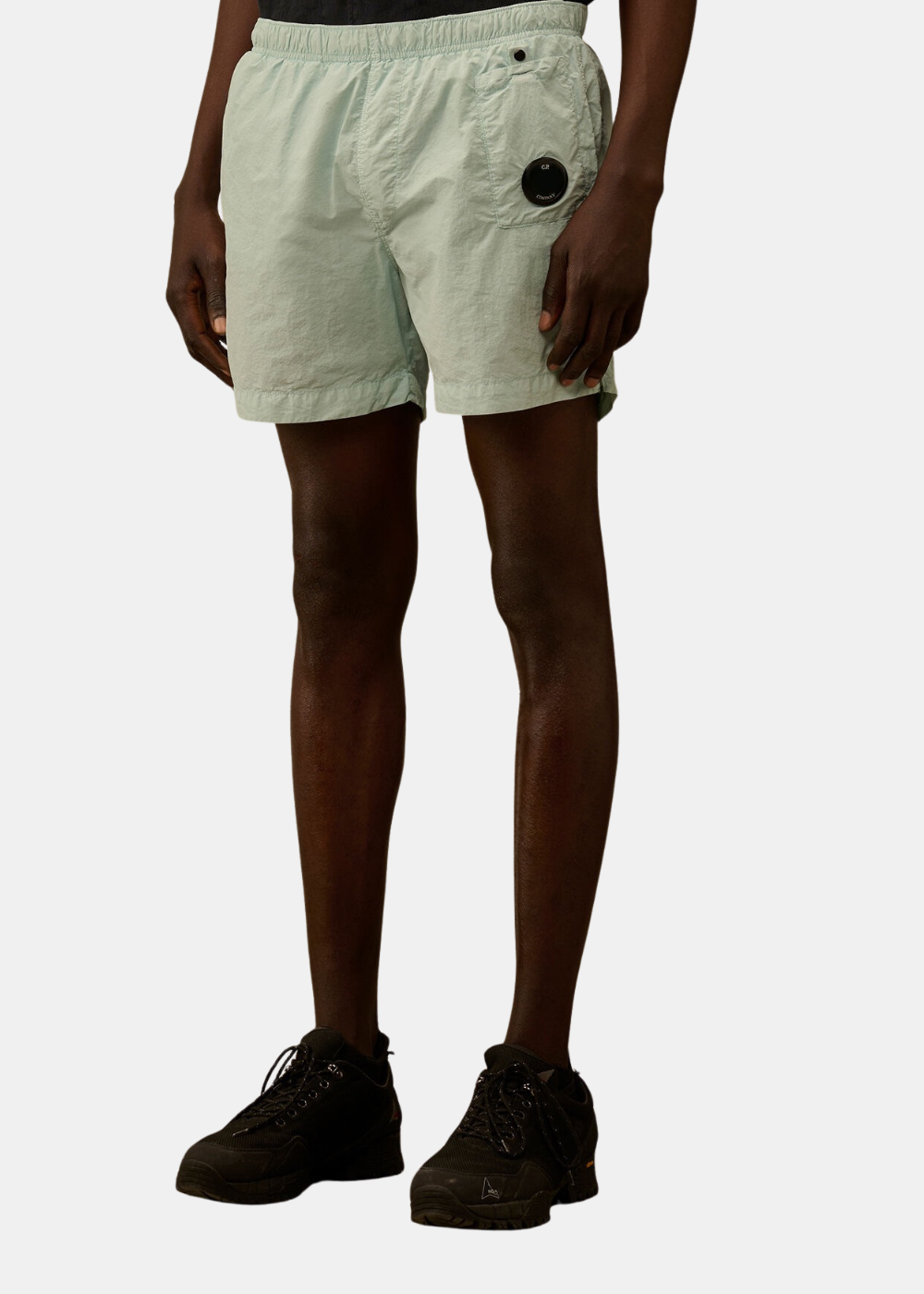 Short de bain nylon émerisé  - bleu clair