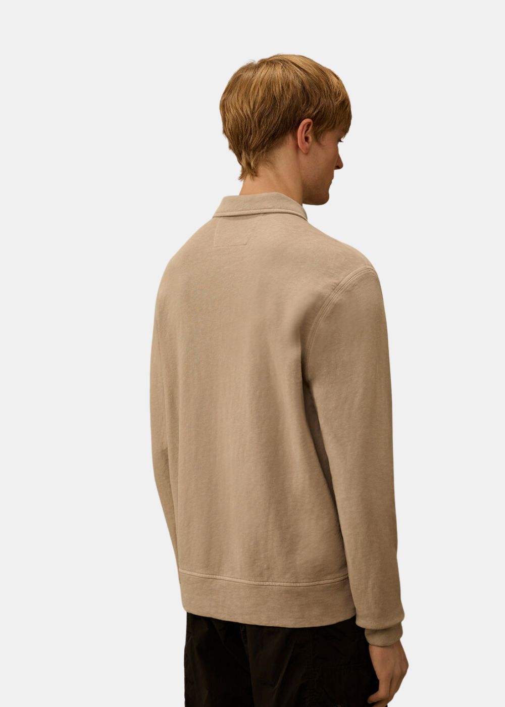Sweat Polo Demi Zip - beige