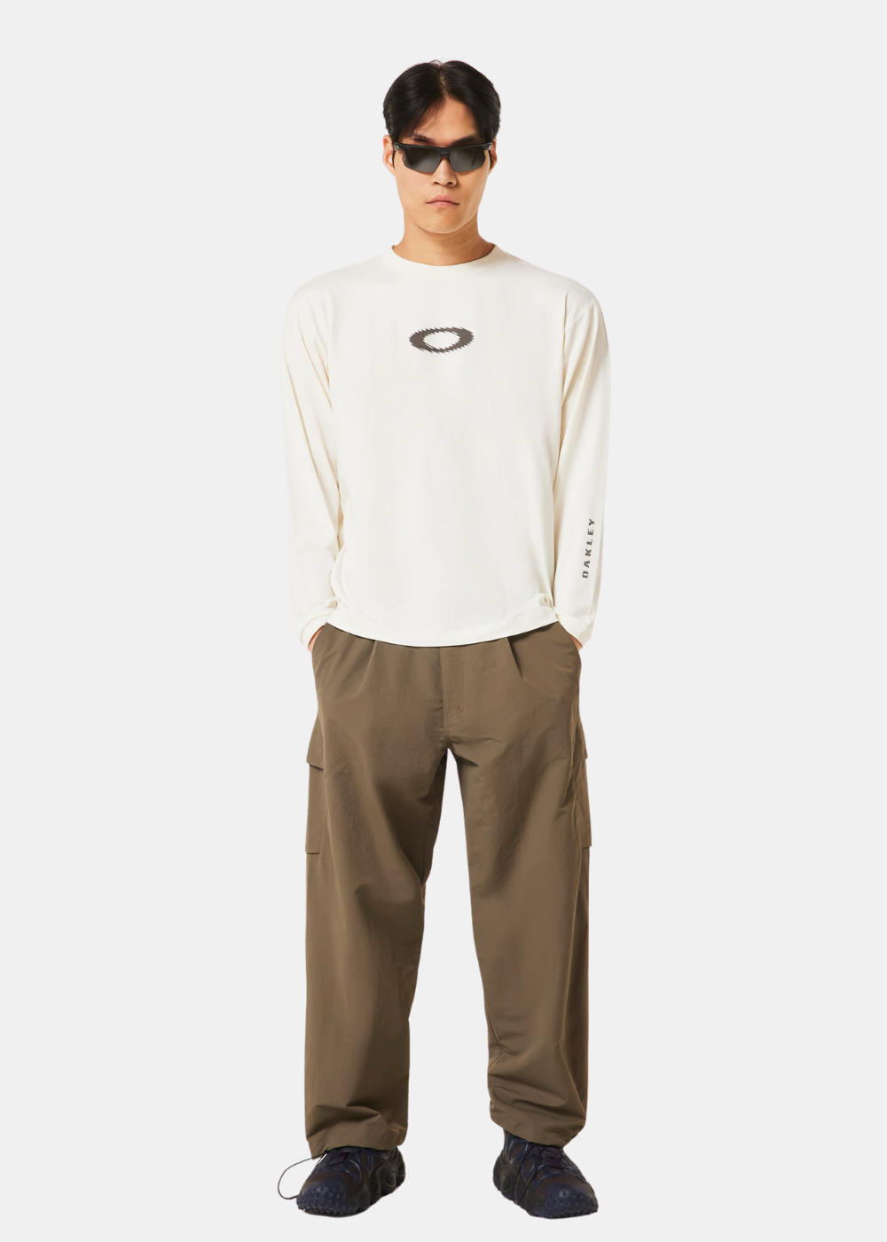 Pantalon cargo nylon New Retro Ny - kaki