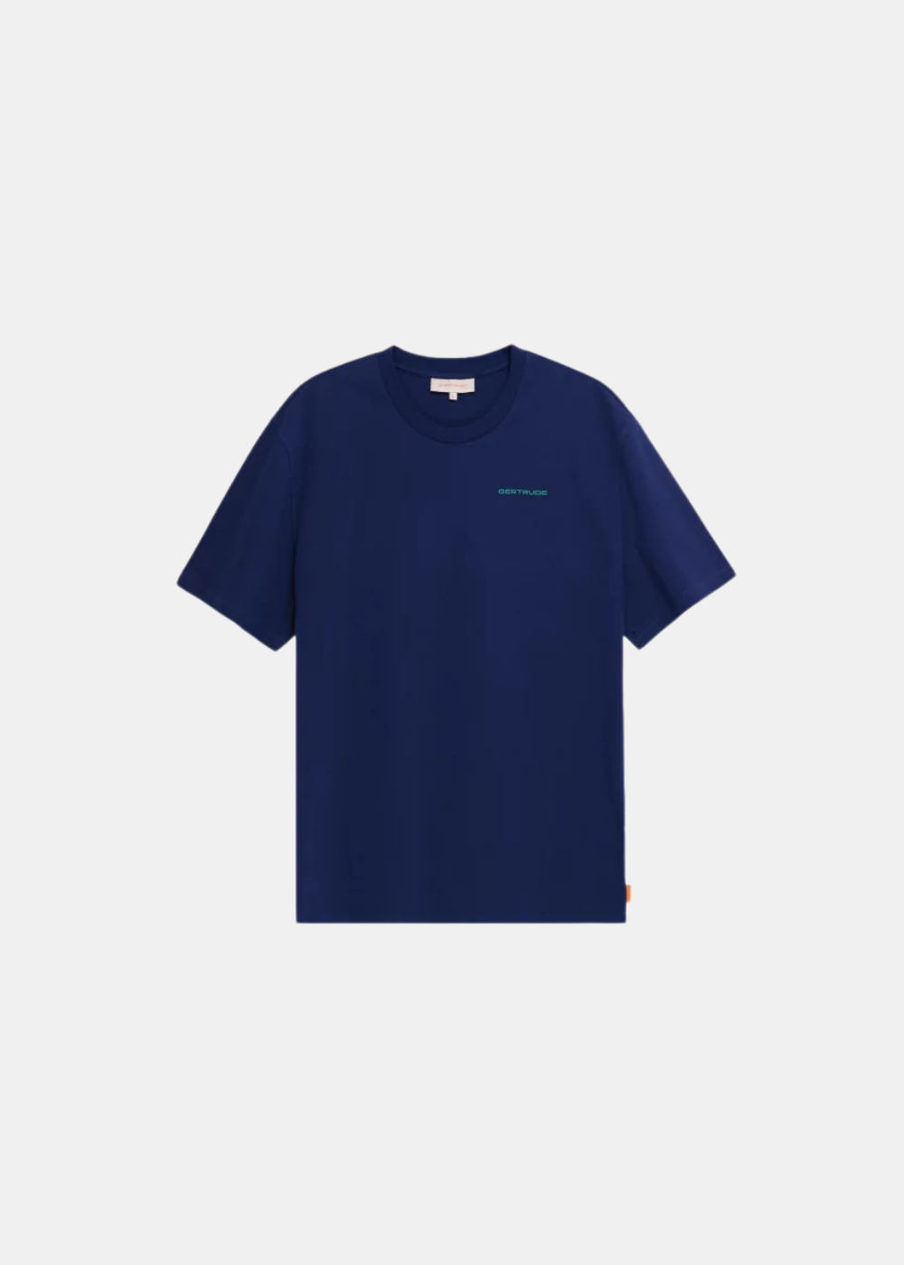 T-shirt Leonce Geometry - bleu
