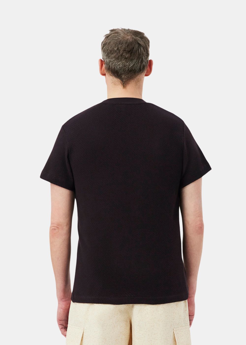 T-shirt en coton ajouré - porto
