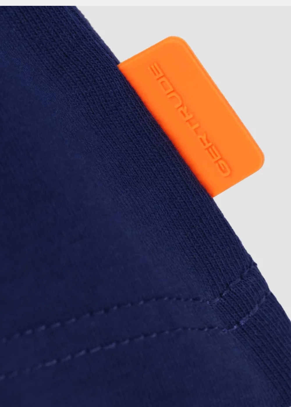 T-shirt Leonce Geometry - bleu