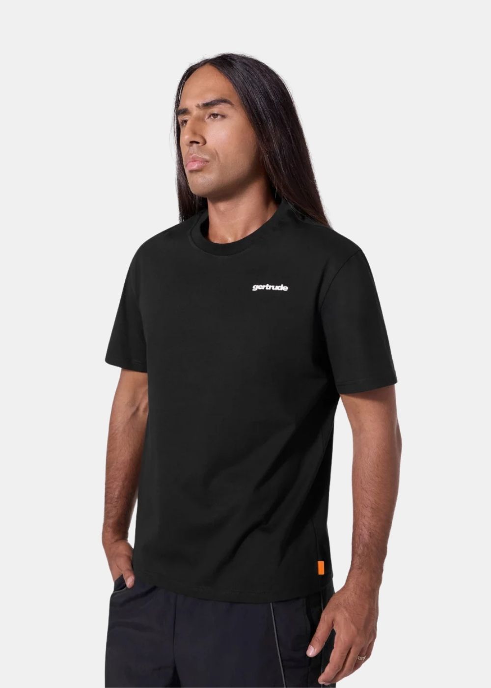 T-shirt Leon Stripe - noir