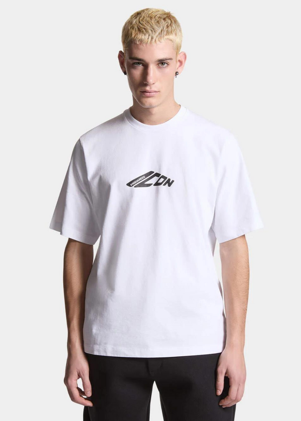 T-shirt icon - Loose Fit - blanc