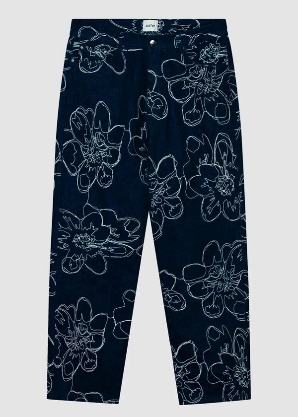 Pantalon Flower Stitch