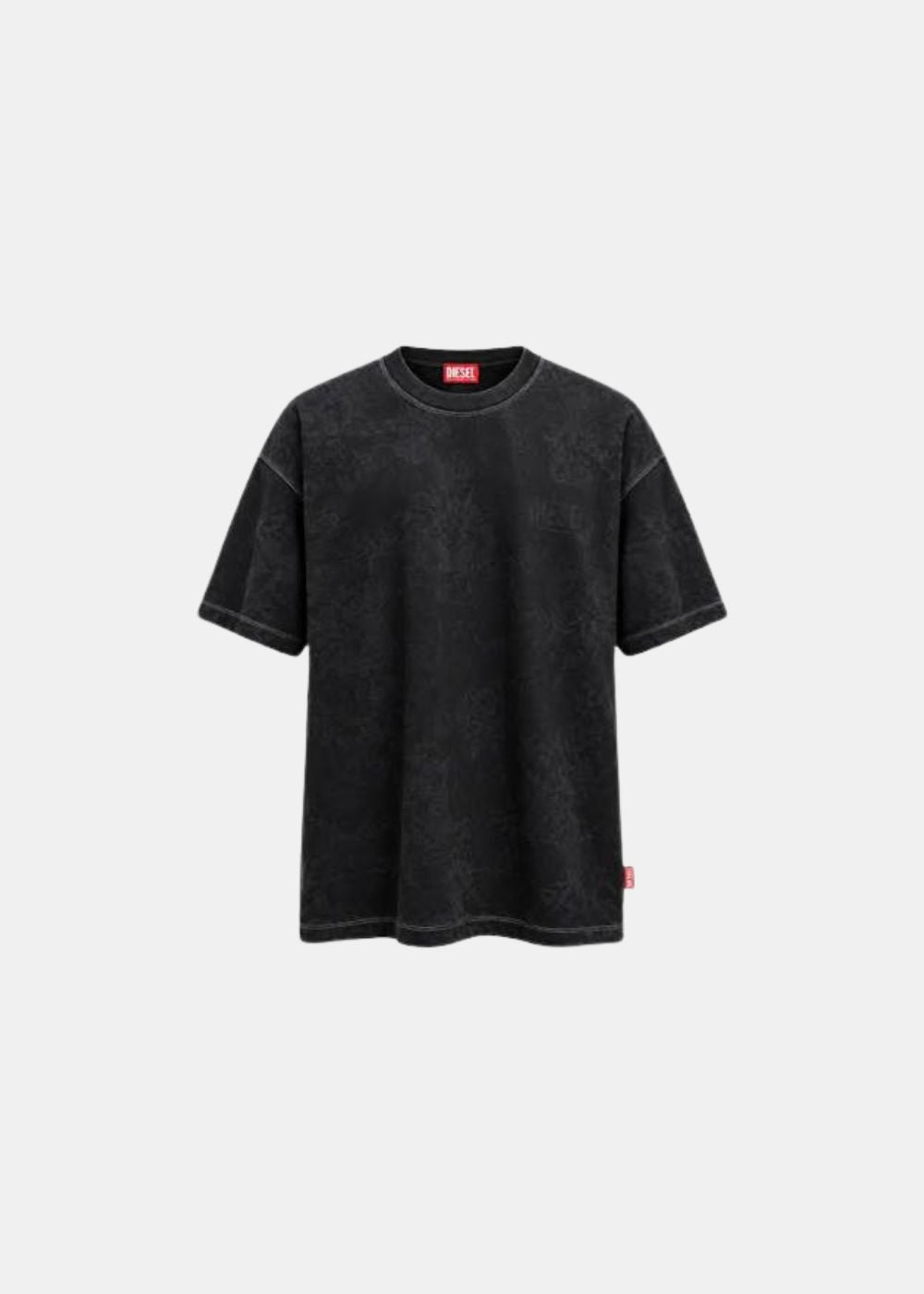 T-shirt coton coupe boxy - noir
