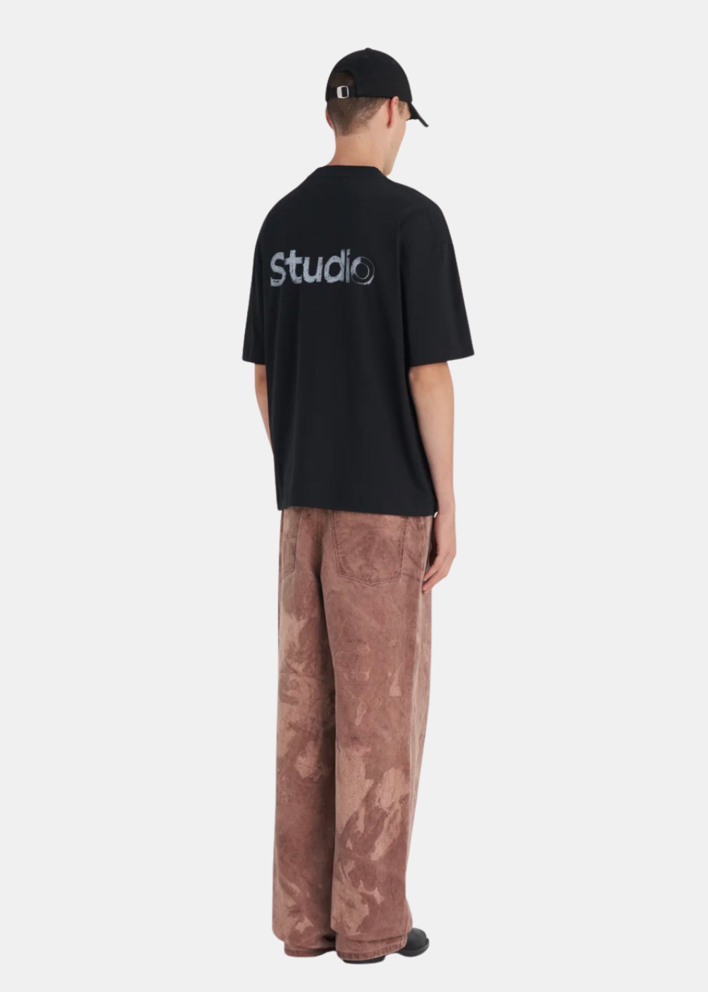 T-shirt Relax Chalk Logo - noir