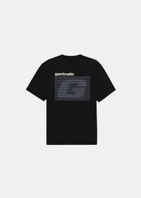 T-shirt Leon Stripe - noir