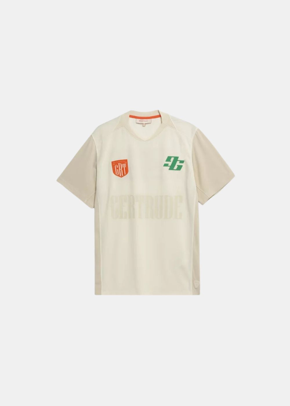 T-shirt Keyliane Col Contrasté - beige