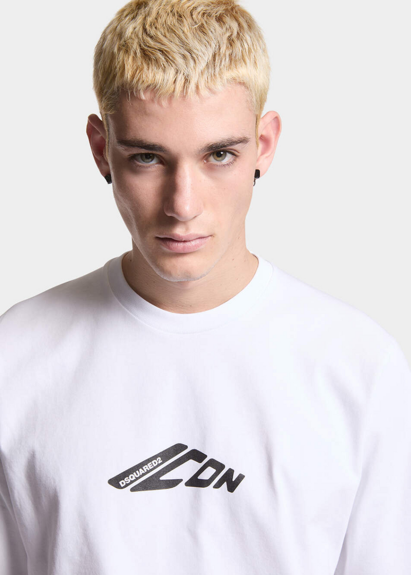 T-shirt icon - Loose Fit - blanc