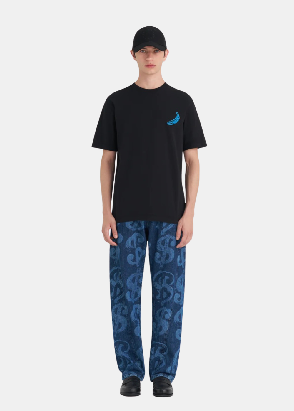 T-shirt Andy Warhol Banana Patch - noir