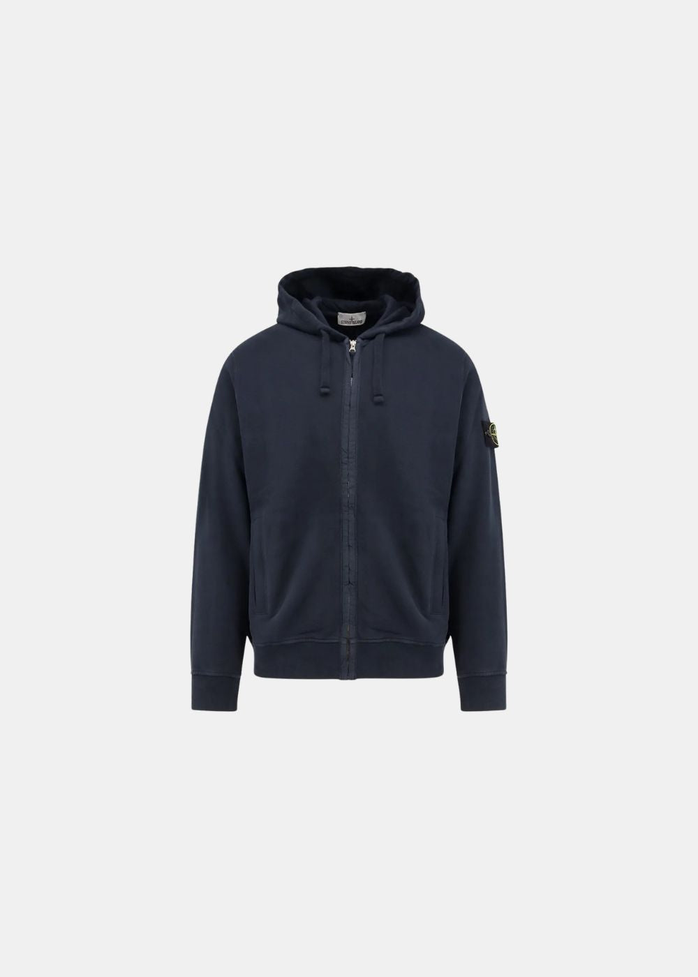 Sweat zippé à capuche  oversize -  marine