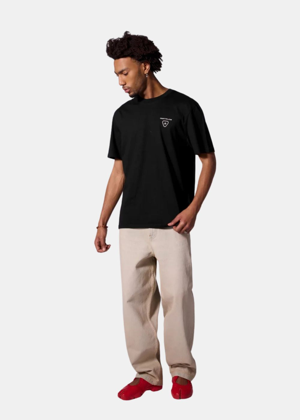 T-shirt Leonce Fluidity - noir