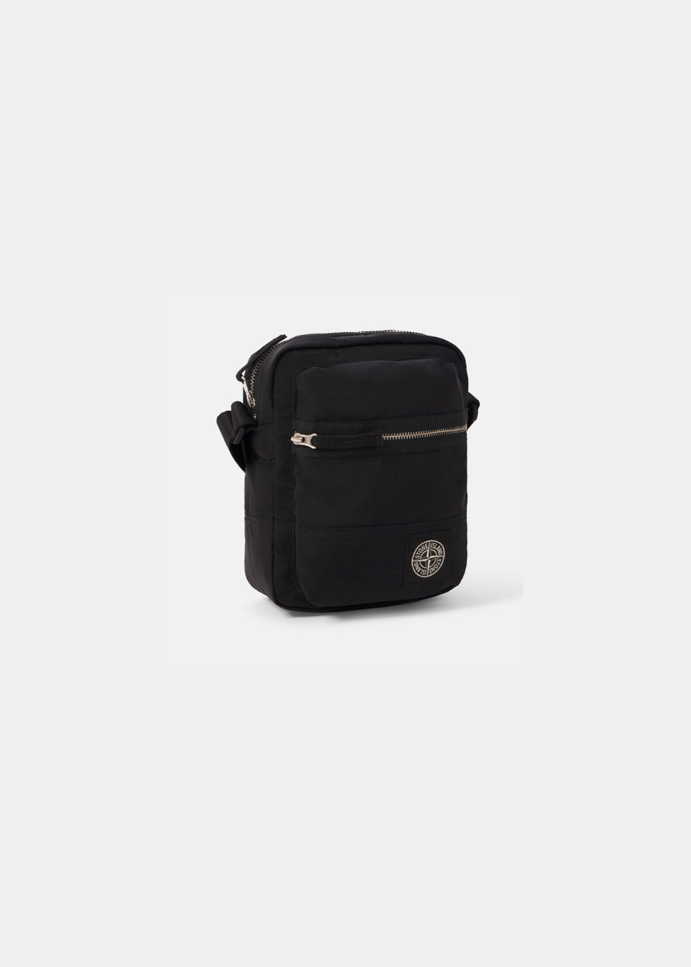 Pochette Nylon Metal Compass - noir