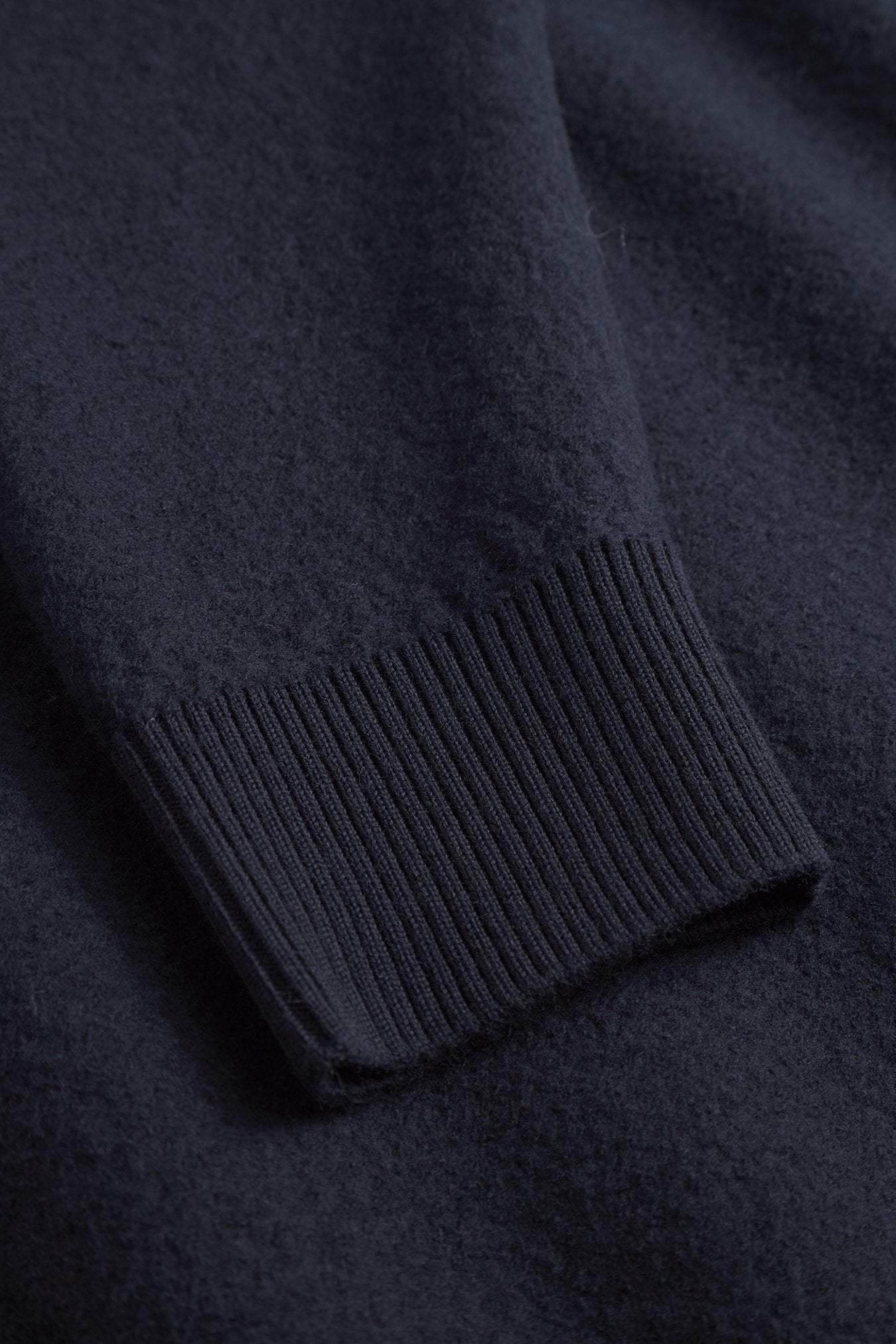 Pull Rom En Laine Bouillie - marine
