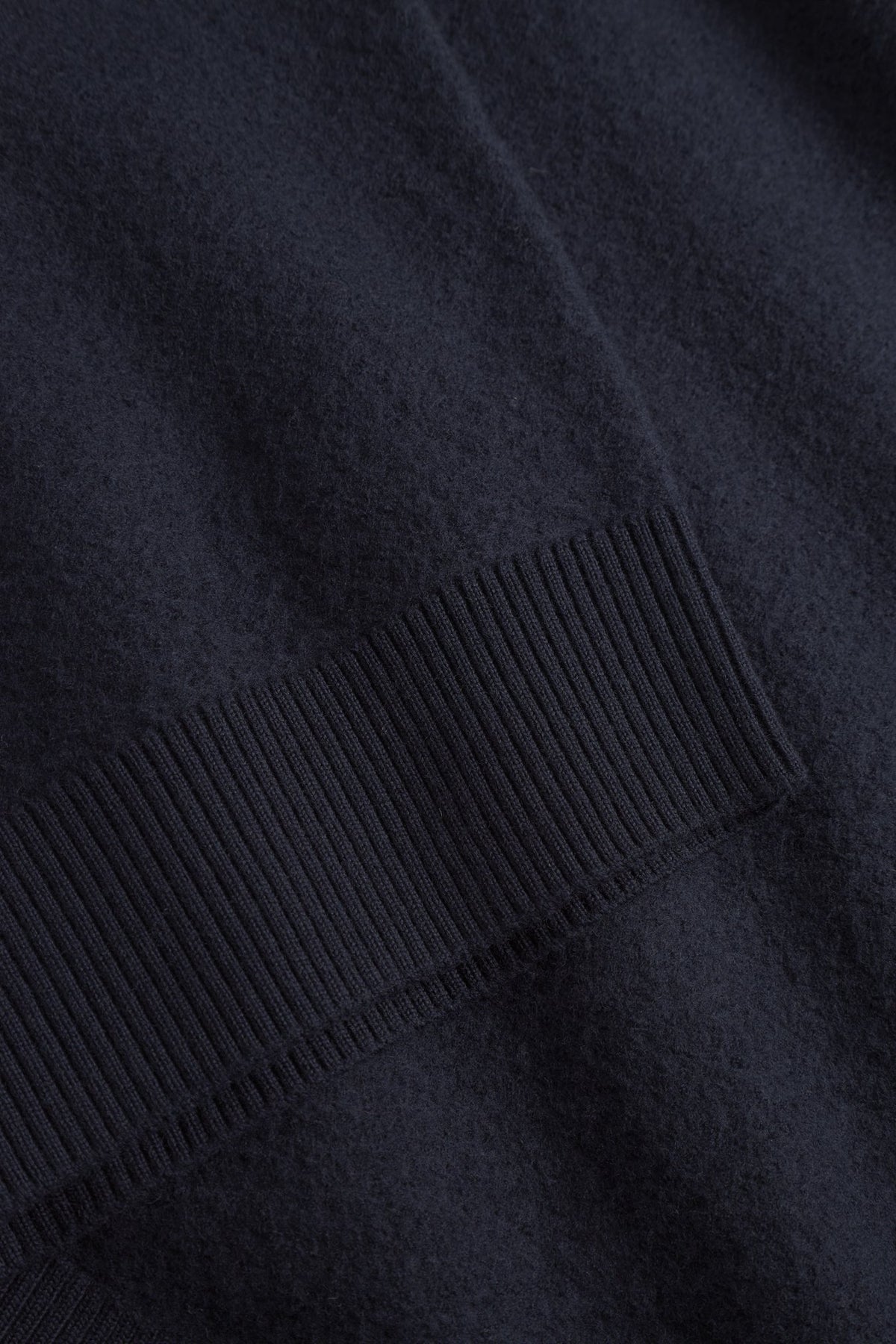 Pull Rom En Laine Bouillie - marine