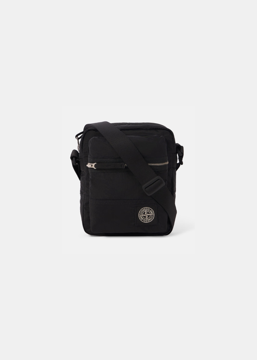 Pochette Nylon Metal Compass - noir
