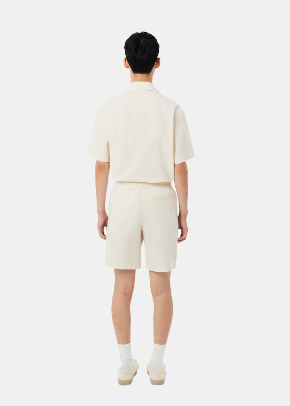 Short seersucker  - blanc
