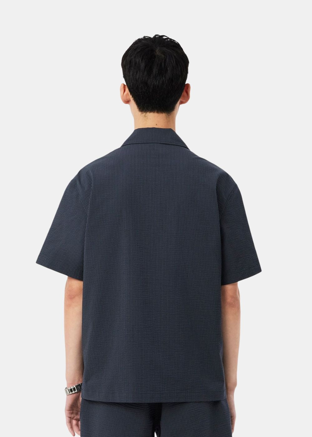 Chemise en Seersucker - bleu