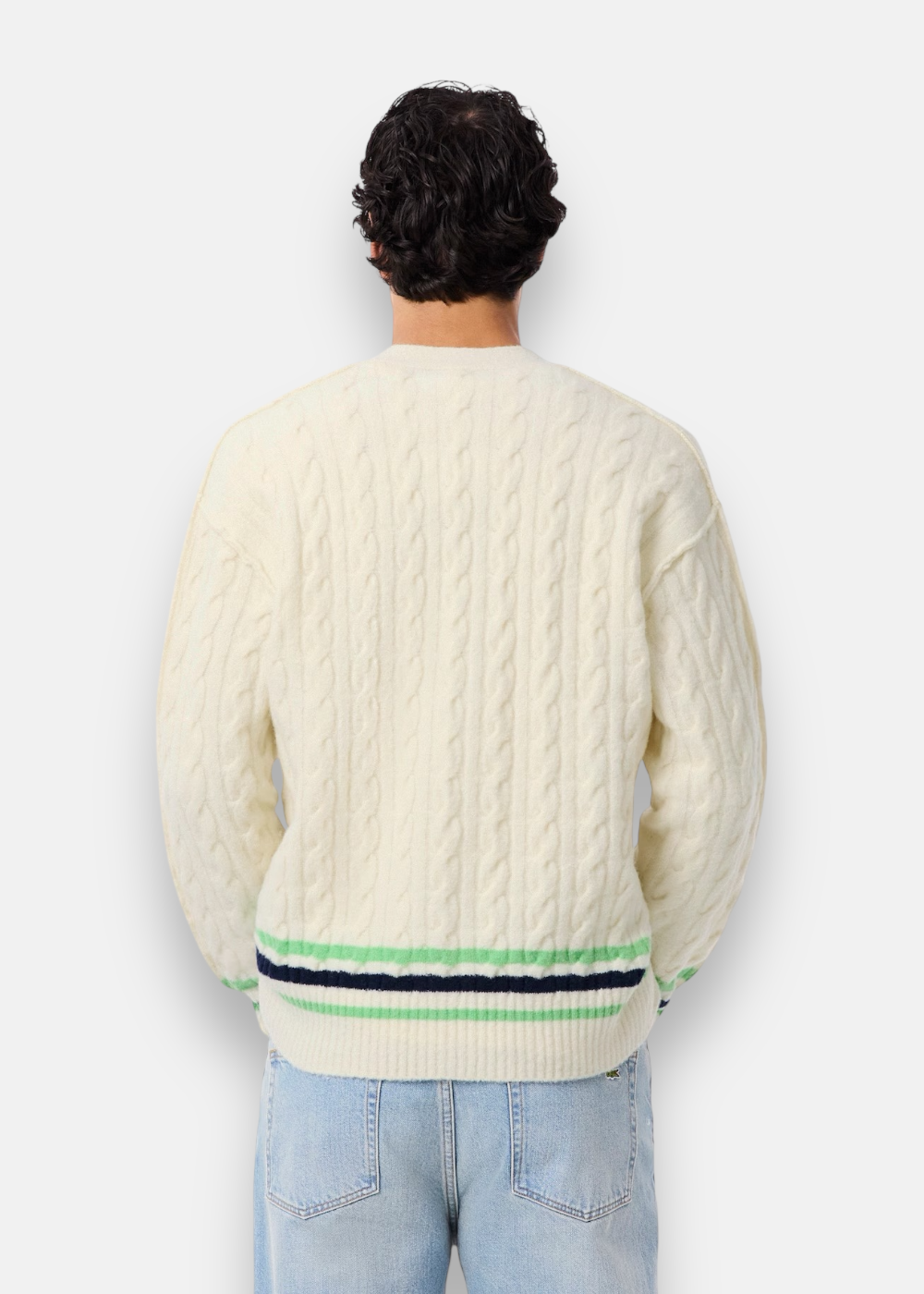 Cardigan en Maille Torsadée - beige