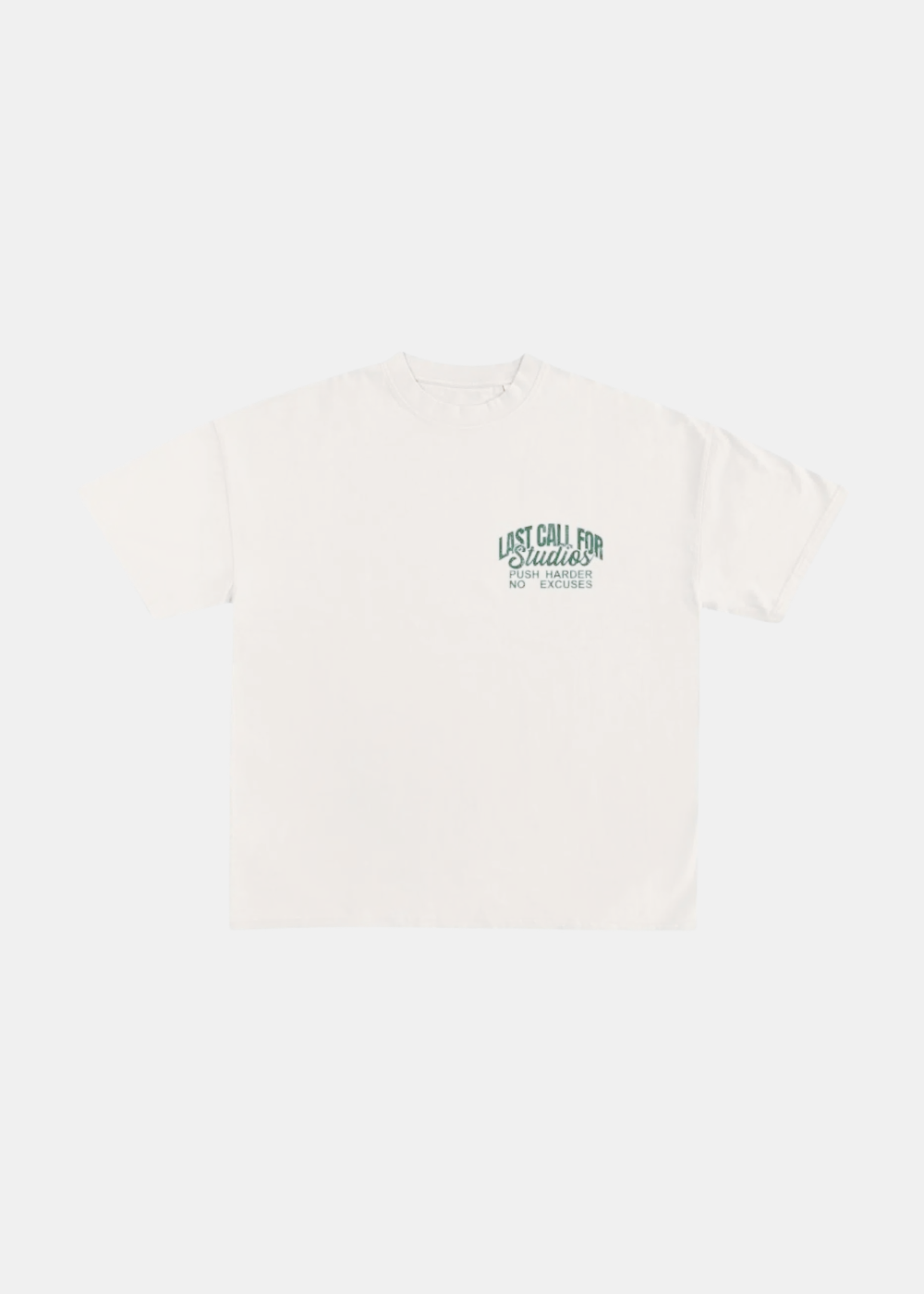 T-Shirt Graphique "No Excuse" - blanc
