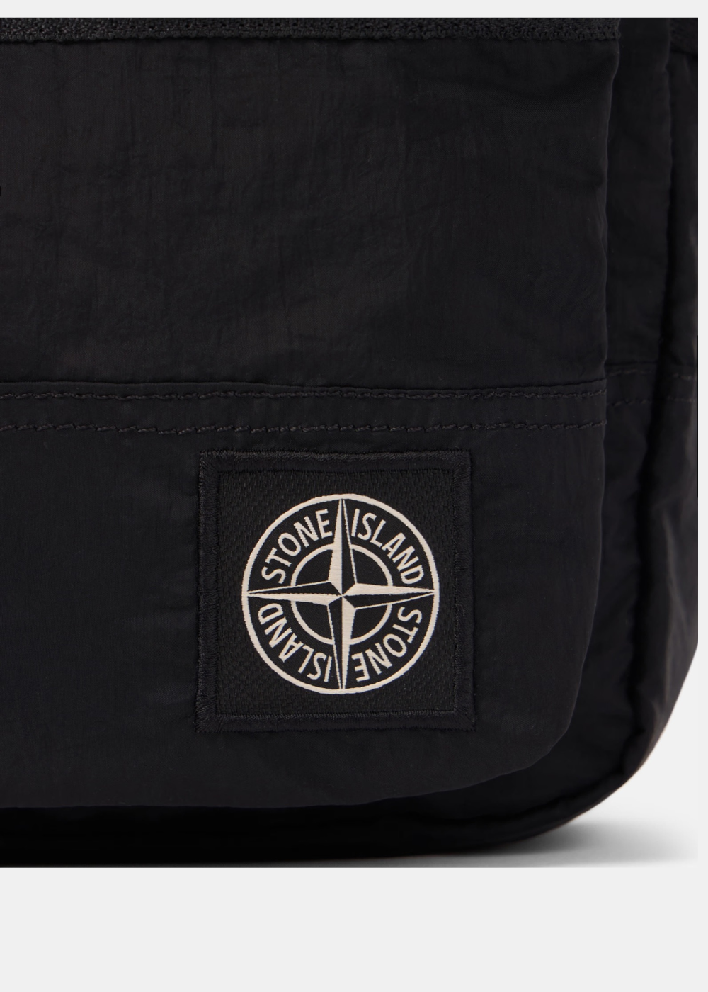Pochette Nylon Metal Compass - noir