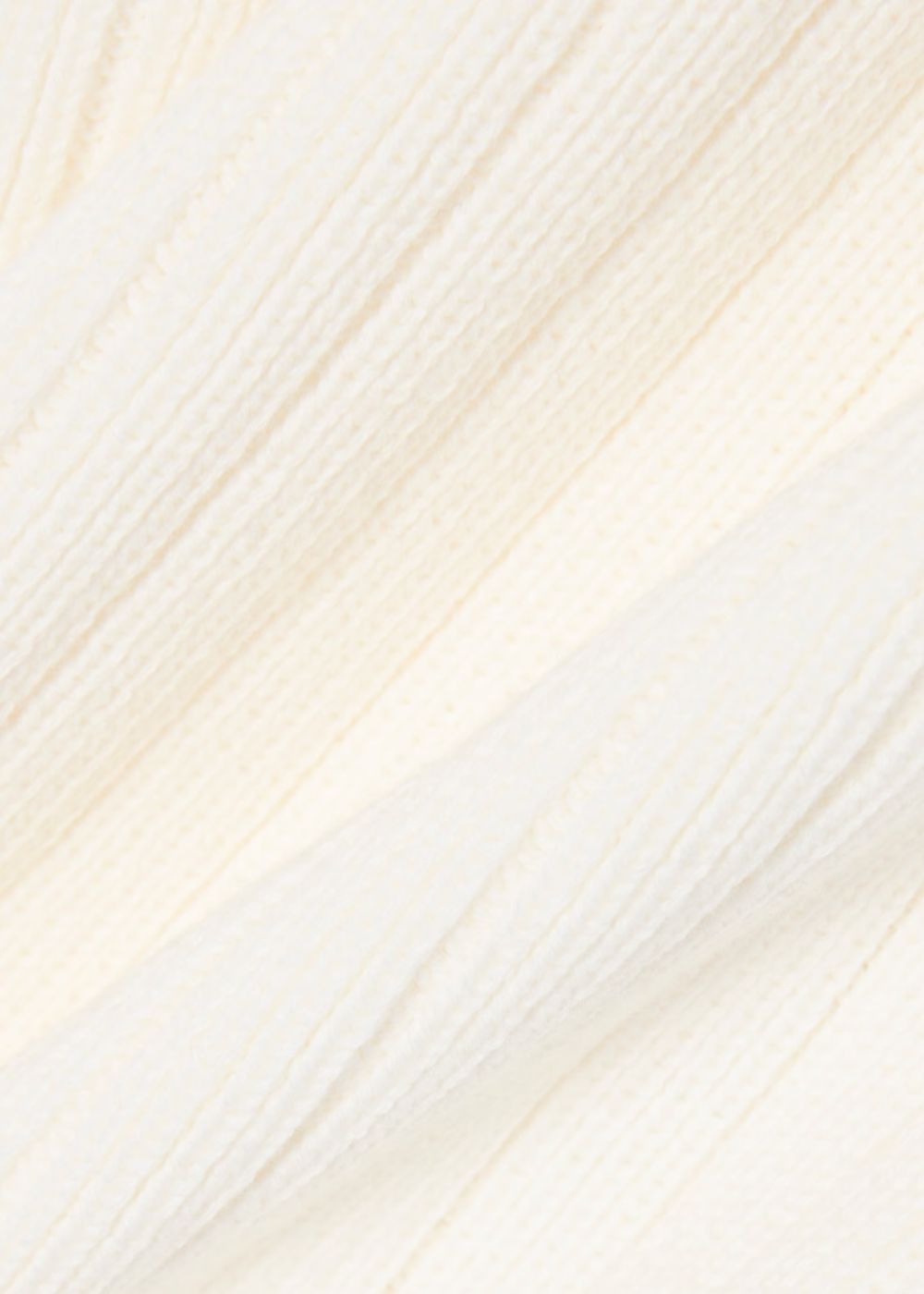 Pull col polo - blanc