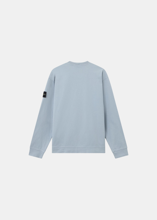 Sweat-shirt ras du cou avec patch -gris