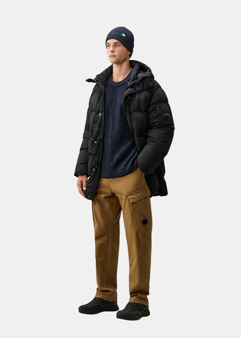 Pull en laine vanisé chenille - bleu