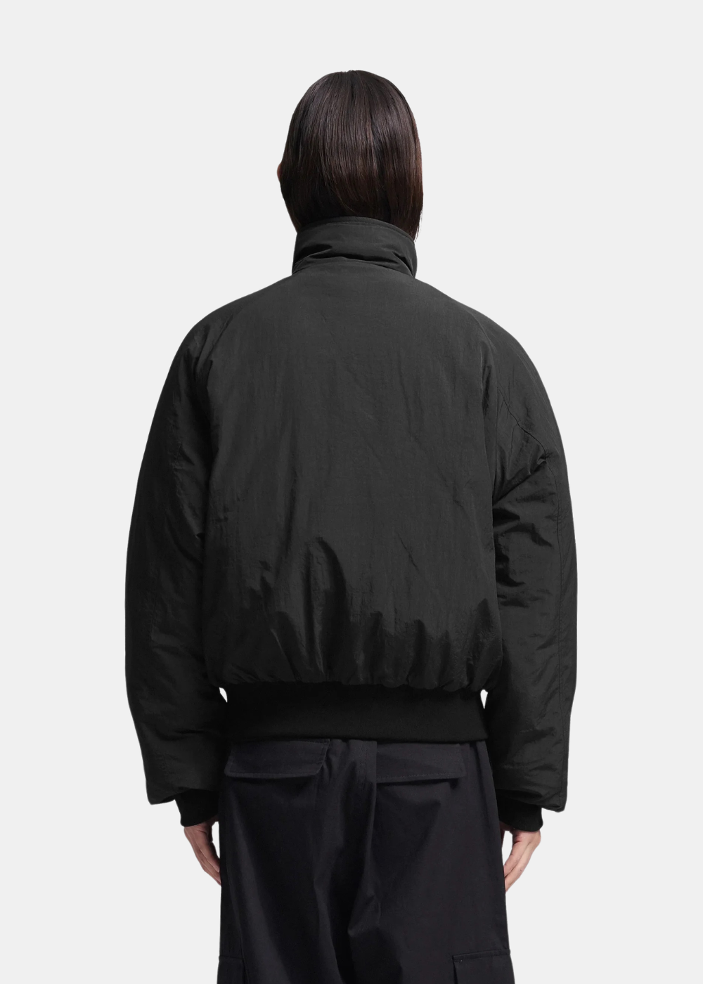 Bomber Réversible en Nylon Déperlant - Noir