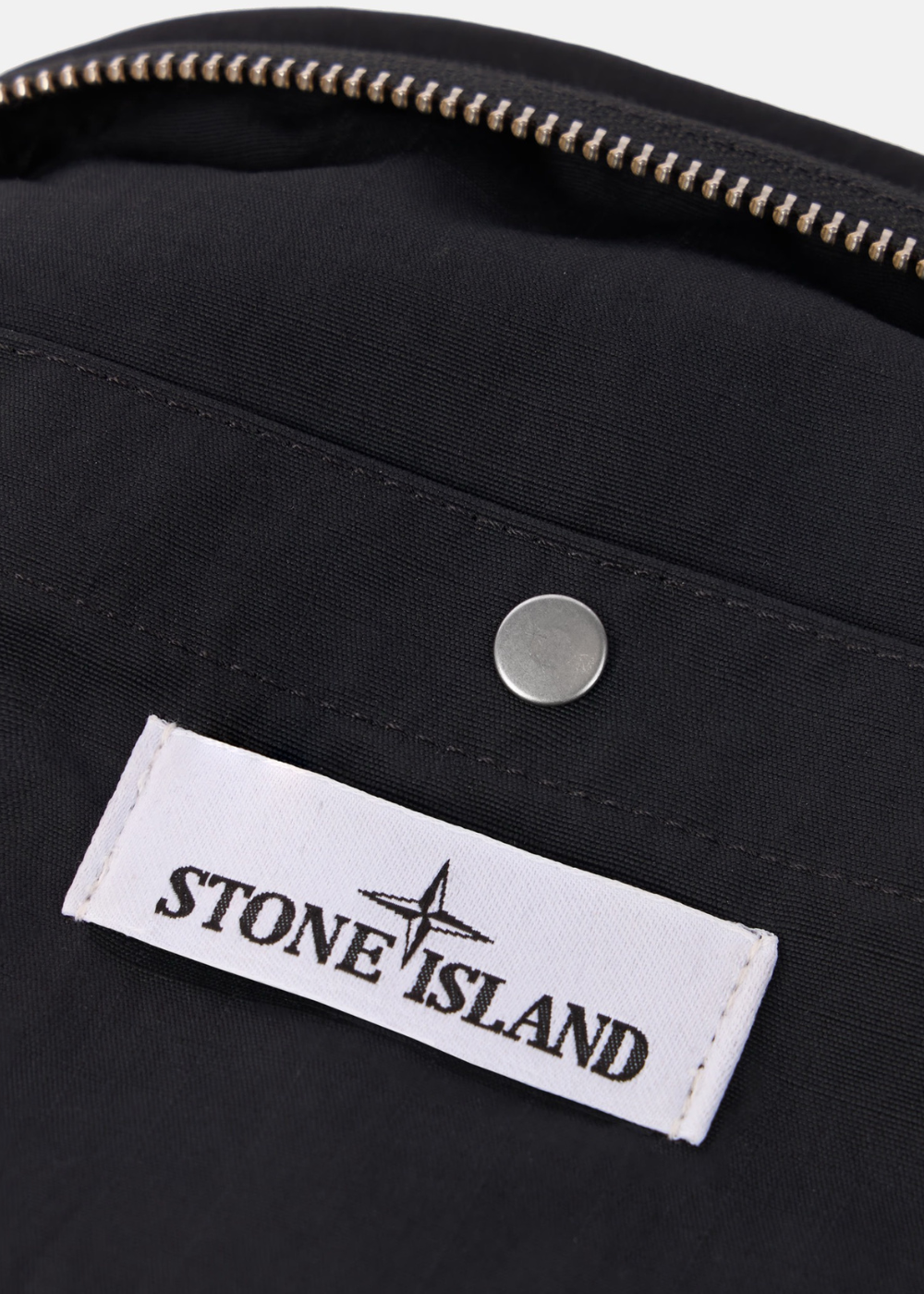 Pochette Nylon Metal Compass - noir