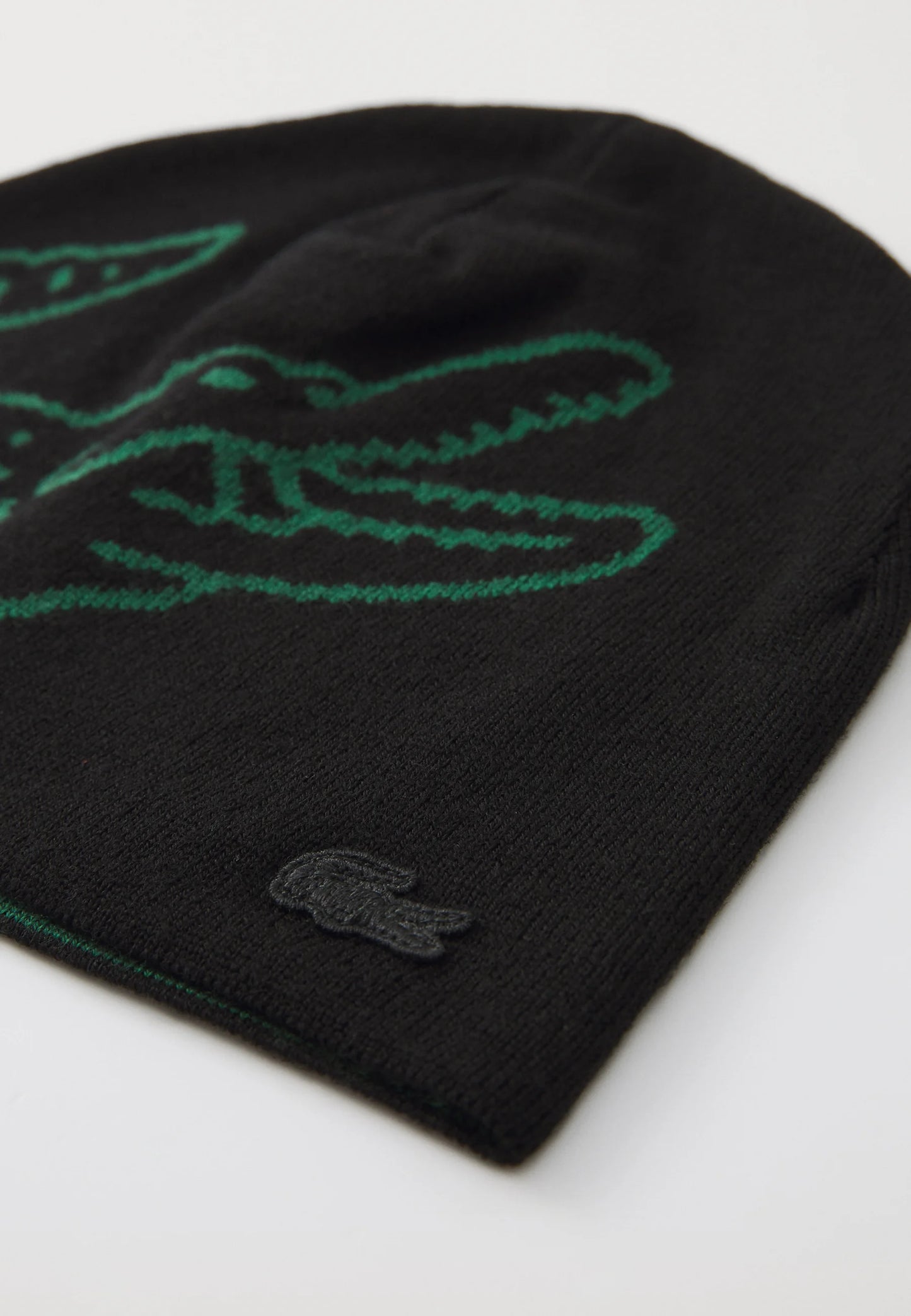 Bonnet  réversible en laine - noir