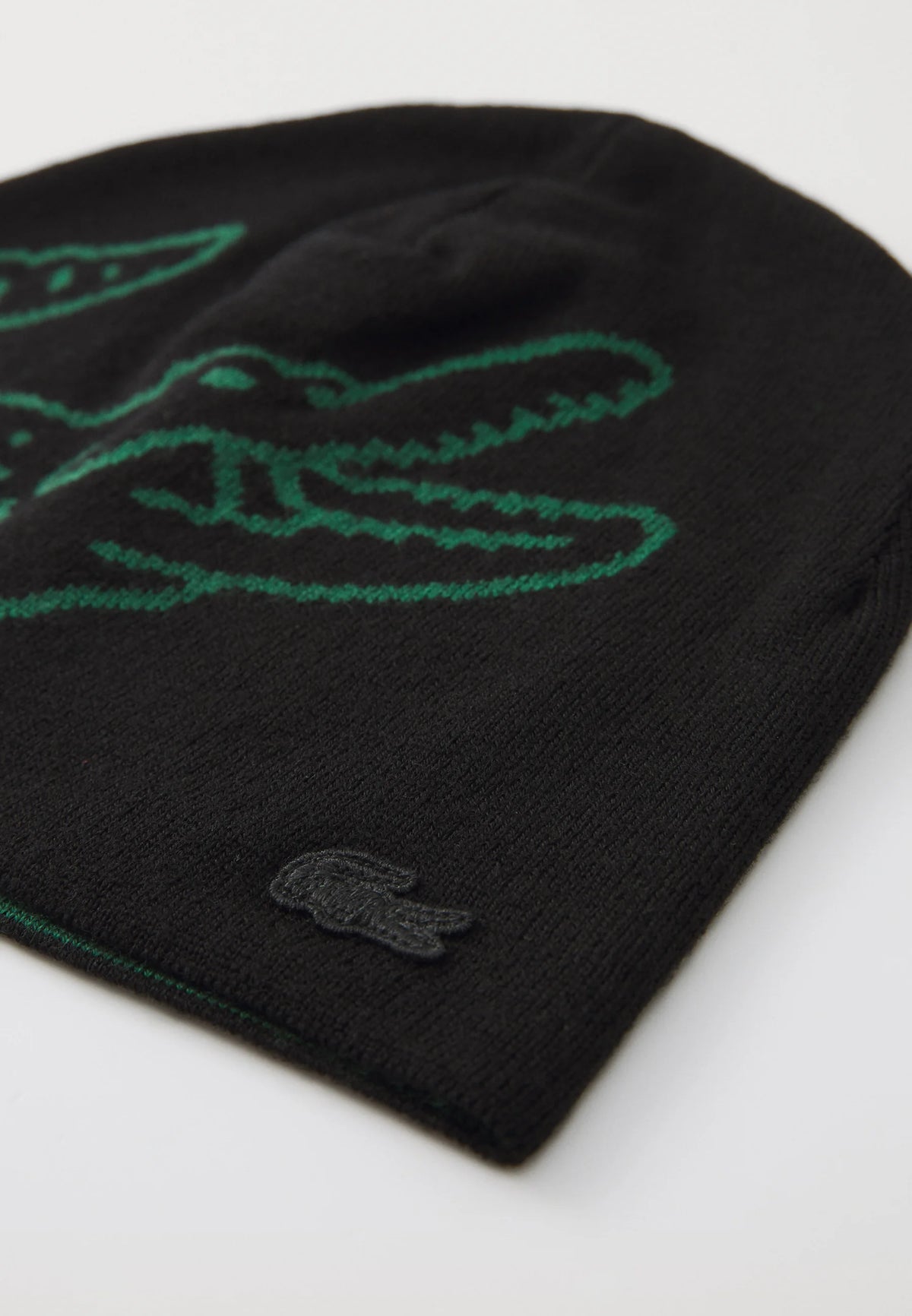 Bonnet  réversible en laine - noir