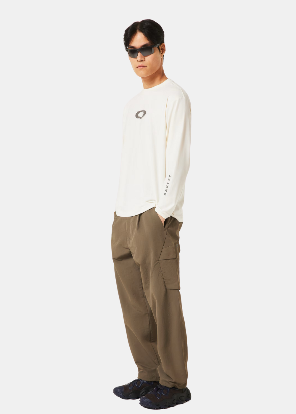 Pantalon cargo nylon New Retro Ny - kaki
